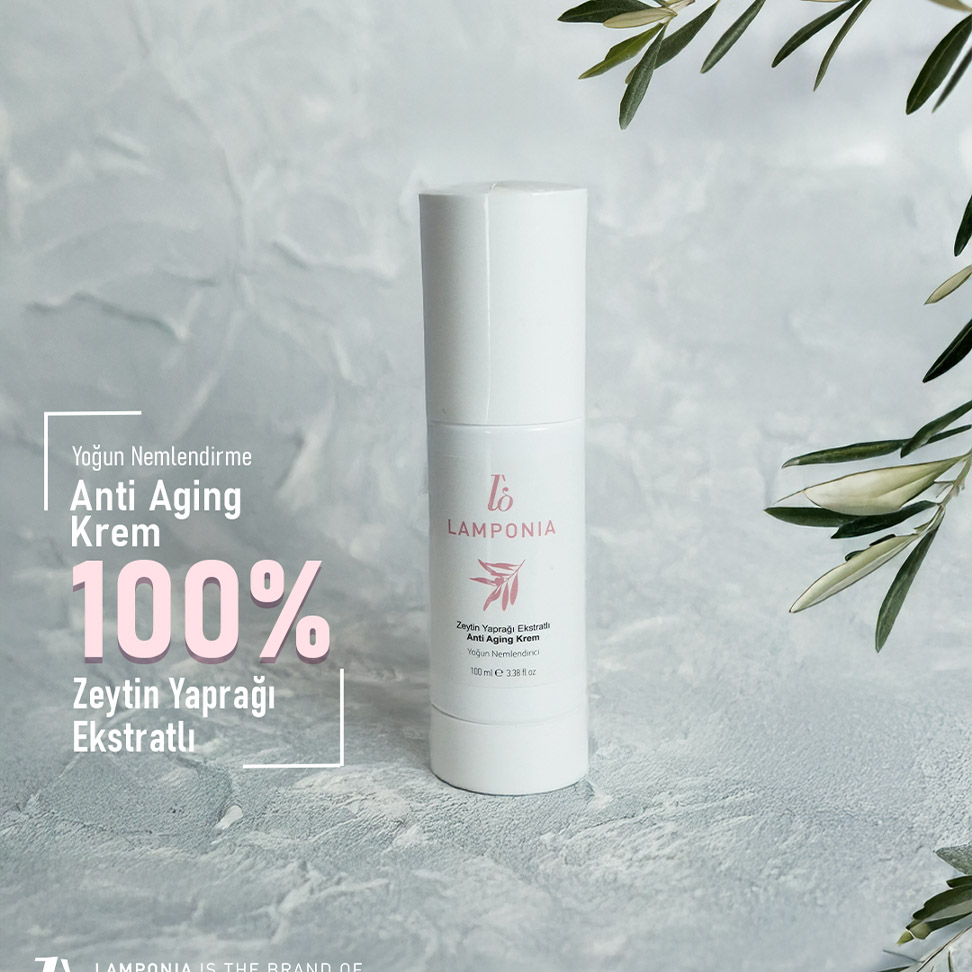 Zeytin Yaprağı Ekstratlı AntiAging Cream 100 ml